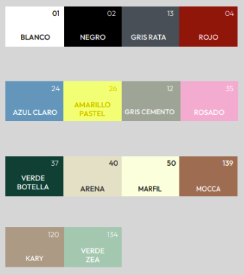 Colores de Algodon 250 g